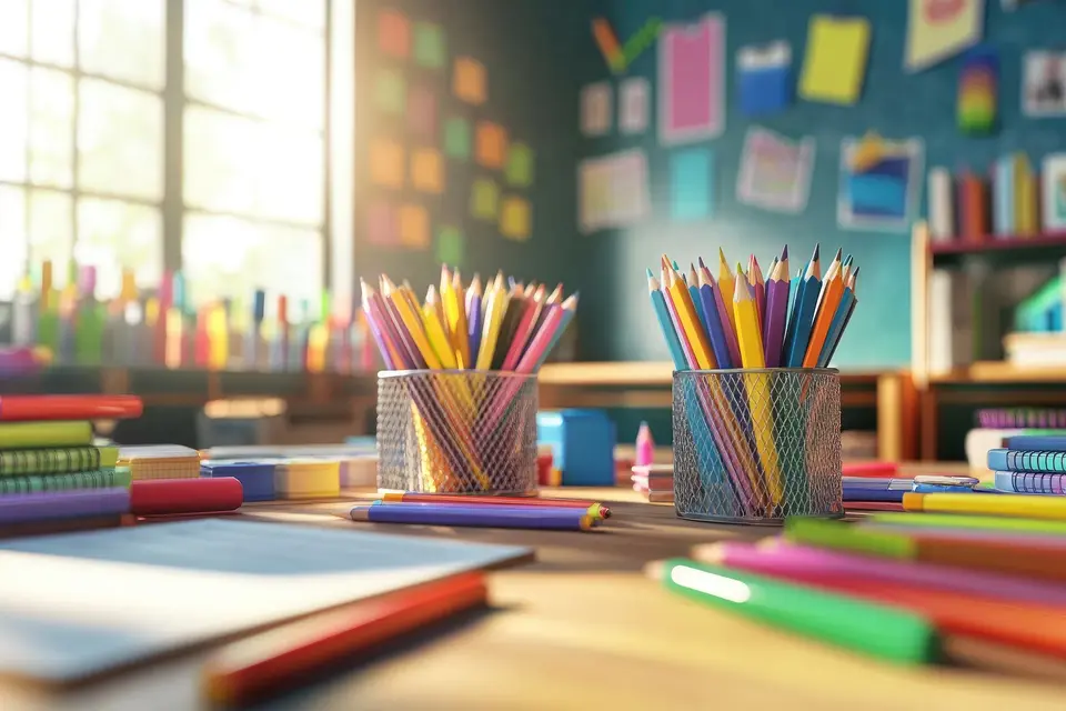 A colourful nursery classroom