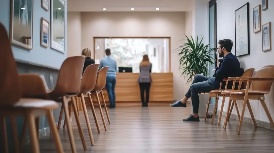 People in a public community space
